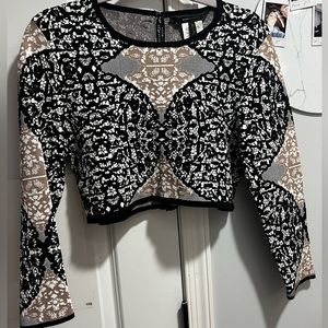 BCBG Maxazria crop top